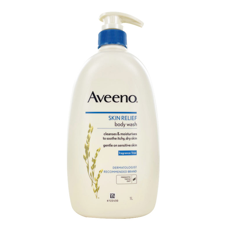 Aveeno 艾維諾 天然燕麥舒緩柔嫩沐浴乳 無香型 1L