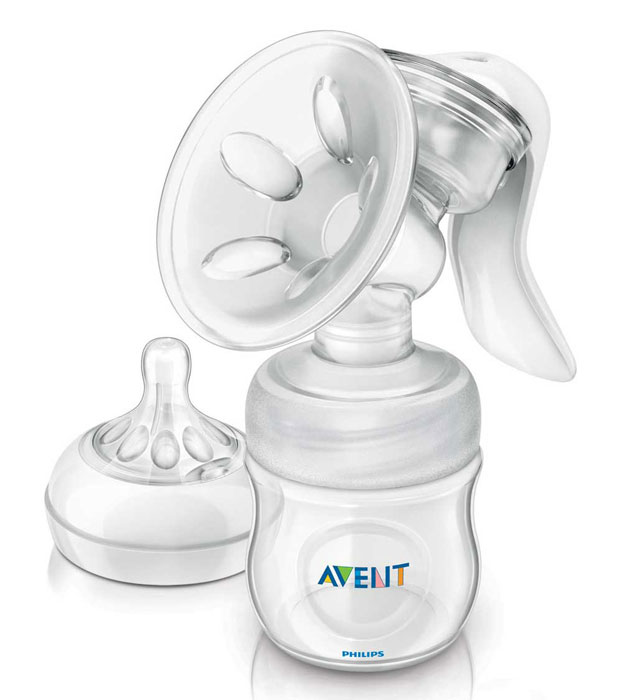 Avent 新安怡 原生態(tài)手動(dòng)吸奶器吸乳器 帶PP奶瓶
