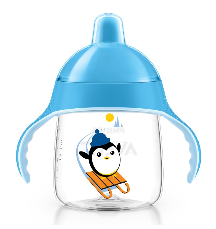 Avent 新安怡 嬰幼兒無滴漏學飲水杯 (藍色) 260ml