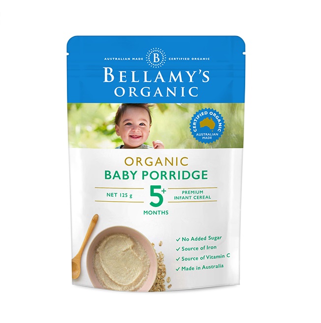 Bellamy s 貝拉米 有機嬰幼兒麥片粥 寶寶輔食 5個月以上 125g