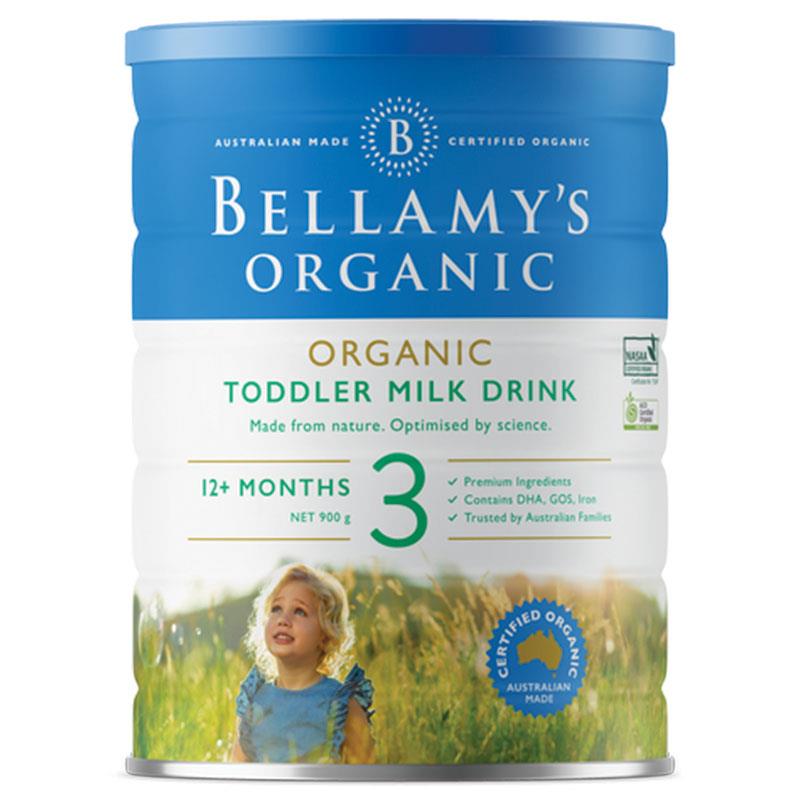 Bellamys 貝拉米 有機嬰幼兒配方奶粉 （3段） 1歲+ 900g
