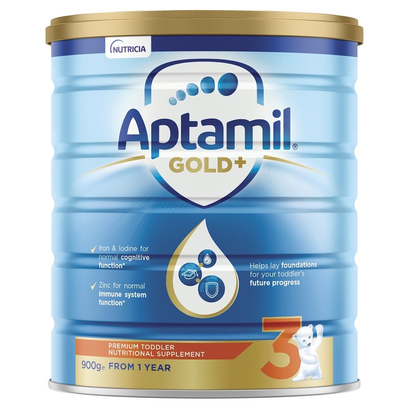 Aptamil 澳洲愛他美 金裝加強型嬰幼兒配方奶粉（3段）1歲+ 900g
