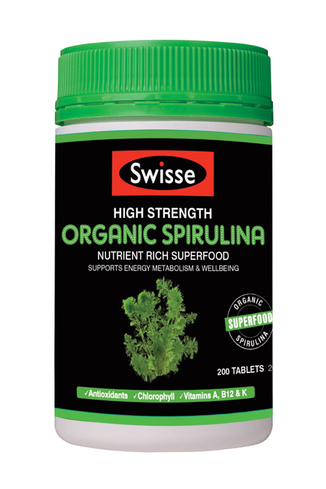 Swisse 高濃度有機螺旋藻片 200片