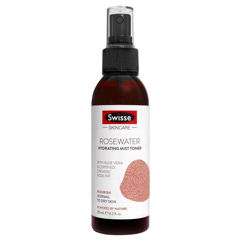 Swisse 玫瑰噴霧爽膚水 舒緩補水保濕 125ml