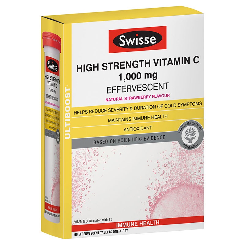 Swisse Ultiboost 高強度維生素C泡騰片 3×20片