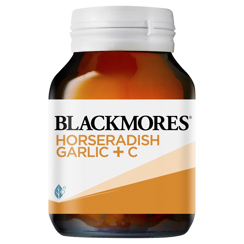 Blackmores 澳佳寶 澳洲Horseradish Garlic + C加強山葵大蒜維C 50粒