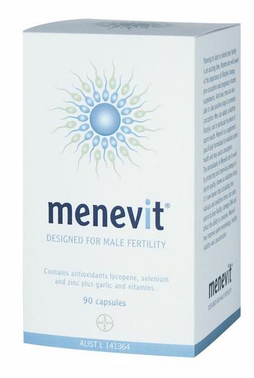Menevit 男性備孕膠囊營養素 90粒 （改善精子質量）