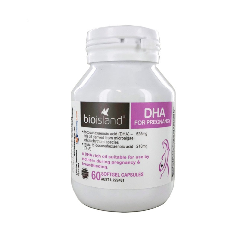 Bio Island 生物島 孕婦DHA膠囊  60粒 （幫助胎兒發育）