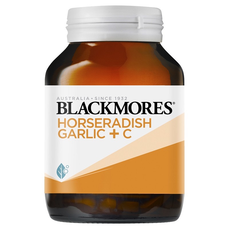 Blackmores 澳佳寶 澳洲Horseradish Garlic + C加強(qiáng)山葵大蒜維C 90粒