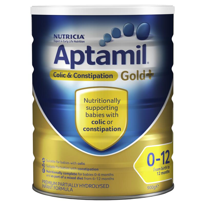 Aptamil 愛他美 金裝嬰幼兒配方奶粉 0-12個月 900g（適合腹痛或便秘的嬰兒）