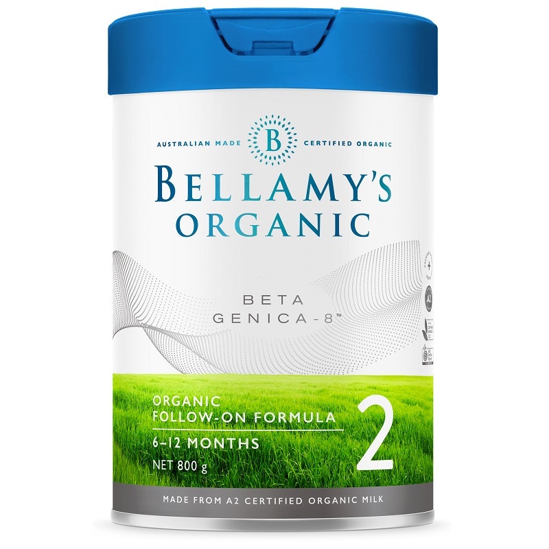 Bellamys 貝拉米 有機白金版2段幼兒配方奶粉  6-12個月 800g