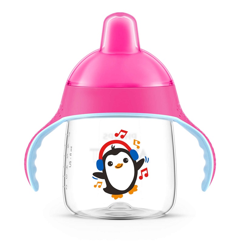 Avent 新安怡 嬰兒無滴漏學飲水杯（粉色） 260ml