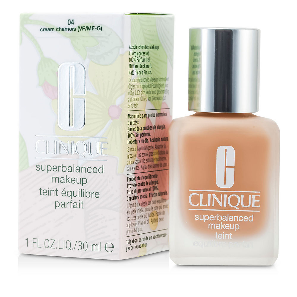 CLINIQUE 倩碧 均衡粉底粉底液 色號No  04 Cream Chamois 30ml