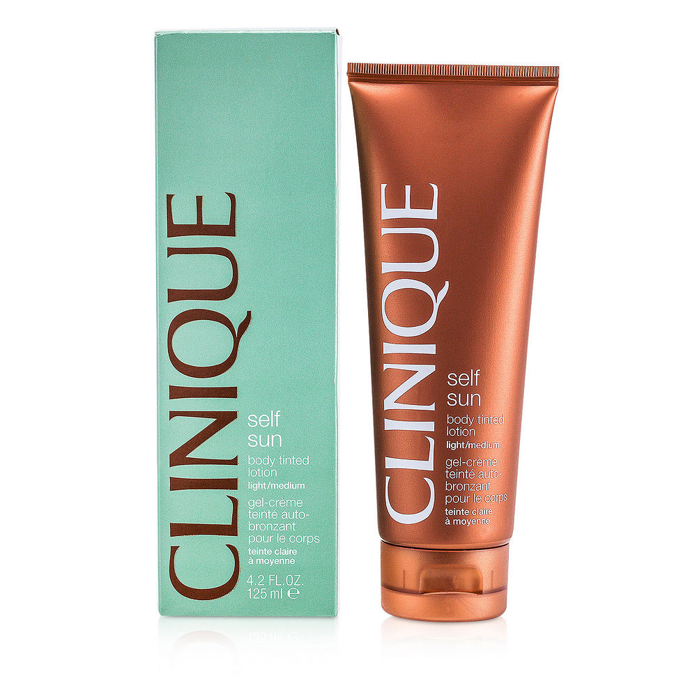 CLINIQUE 倩碧 美黑身體潤色乳 色號Light  Medium 125ml