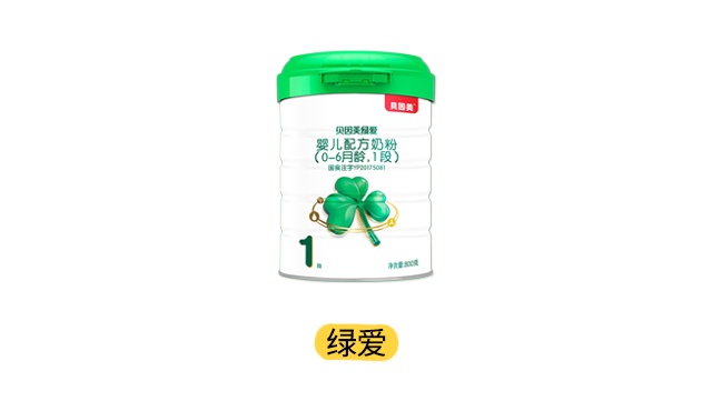 貝因美綠愛產品圖