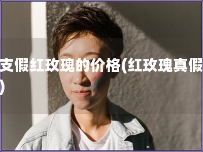 一支假紅玫瑰的價格(紅玫瑰真假難辨)
