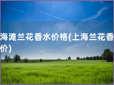 上海灘蘭花香水價格(上海蘭花香水售價)