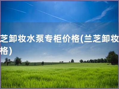 蘭芝卸妝水泵專柜價格(蘭芝卸妝水價格)