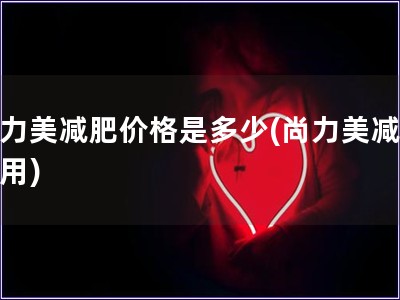 尚力美減肥價格是多少(尚力美減肥費用)