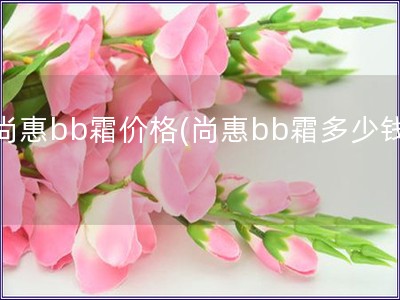 尚惠bb霜價(jià)格(尚惠bb霜多少錢)