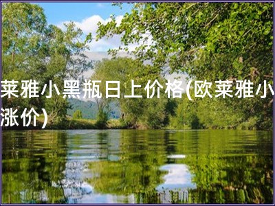 歐萊雅小黑瓶日上價格(歐萊雅小黑瓶漲價)