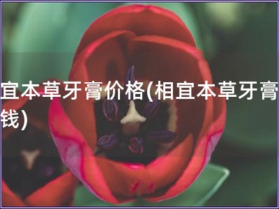 相宜本草牙膏價格(相宜本草牙膏多少錢)