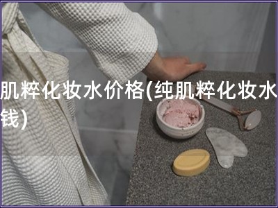 純肌粹化妝水價格(純肌粹化妝水多少錢)