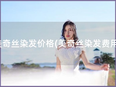 美奇絲染發價格(美奇絲染發費用)
