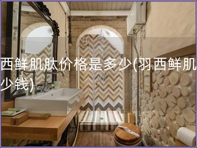 羽西鮮肌肽價格是多少(羽西鮮肌肽多少錢)