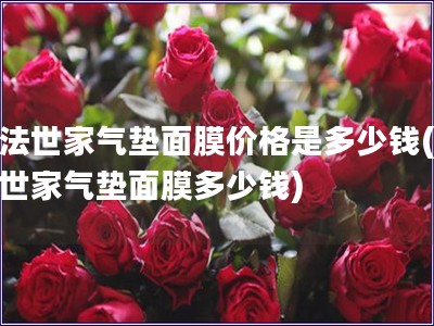 膜法世家氣墊面膜價(jià)格是多少錢(qián)(膜法世家氣墊面膜多少錢(qián)