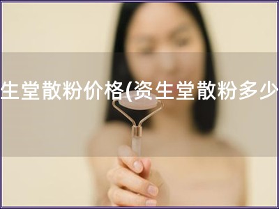 資生堂散粉價格(資生堂散粉多少錢)