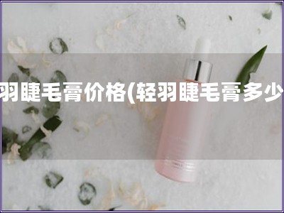 輕羽睫毛膏價格(輕羽睫毛膏多少錢)