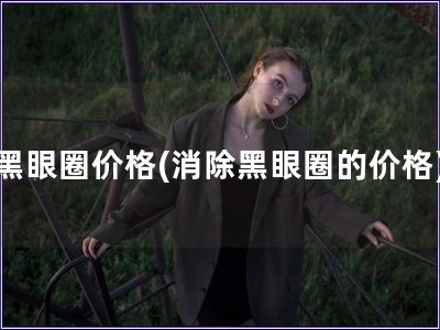 黑眼圈價格(消除黑眼圈的價格)